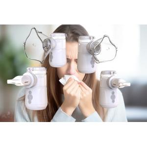 Medical Mesh Nebulizer With Adjustable Nebulization Rate Hospital And Homeheld