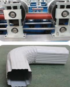 China Panasonic PLC Control Downspout Roll Forming Machine Hydraulic Station wholesale