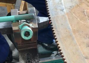 China Hot cut circular saw blade teeth repair manual control hardening machine wholesale