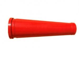 China 0161071C3000 Concrete Pump Reducer Pipe 20Mn Red Concrete Pump Tube on sale