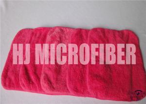 China Red Rose Cleaning Microfiber Cloths With 88% High Water - Absorption Rate 26X36cm wholesale