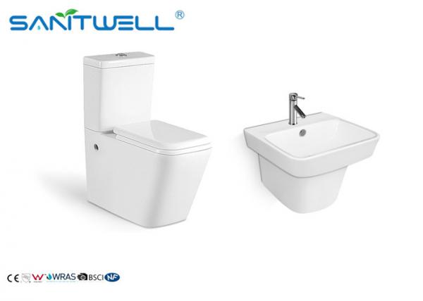 Quality Cistern Compact Stand Ceramic Toilet American Standard SWC1021 665 * 345 * 830 Mm for sale
