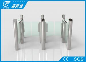 China Face Recoginition Swing Stainless Steel Turnstiles Smart Controlled For Gym Pub wholesale
