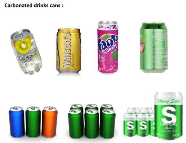 beverage cans bottles
