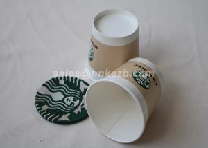 China Starbucks Logo Printed Cold Drink Paper Cups , Disposable Cold Cups With Lids wholesale