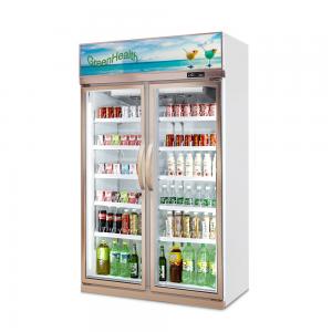 China 5 Layer And Adjustable Shelf Commercial Beverage Cooler 400L / 800L / 1220L wholesale
