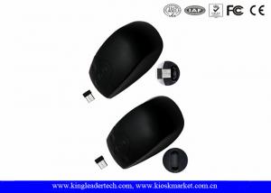 China Black Mini USB Receiver Silicone 2.4 Ghz Waterproof Wireless Mouse With Laser Pointer wholesale