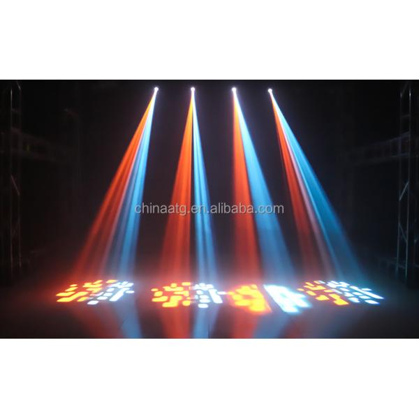 Party DJ DMX 512 Moving Head Stage Light 5000K With Remote Controller