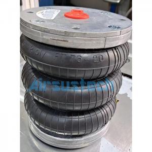 China FT 76-20 DI Contitech Air Spring Triple Convoluted 6x3 Aluminum Plates For Waste Incineration Plant Crusher wholesale