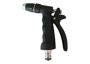 China Black Color Metal Water Spray Gun , Metal Garden Hose Spray Gun High Reliability wholesale