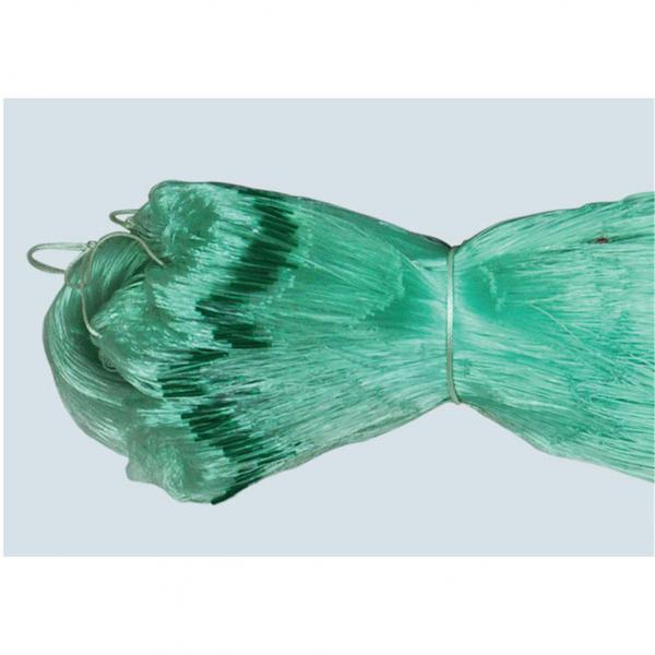 Quality PE Polyethylene Braided Commercial Knotted or Knotless Green Fishing Net for sale
