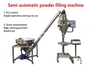 China 120ml Semi Automatic Powder Filling Machine Auger 0.8kw Small Dose wholesale