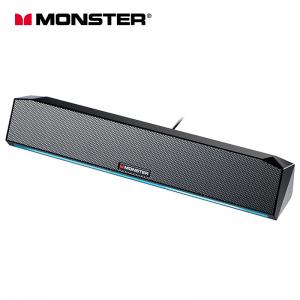 China FCC Monster G01 RGB Computer Speakers Black 1.4m Portable Bluetooth Speaker wholesale