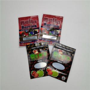 China Zipper Bag Plastic Pouches Packaging Hemp CBD Cookies Candy Bear Gummies Packing wholesale