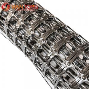 China Durable 20kn-20kn Plastic PP Biaxial Geogrid for Soil Stabilization/Reinforced Road Slope Stabilization on sale