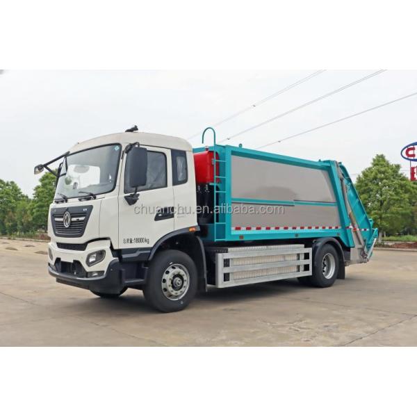 Pure Electric Dongfeng 5183ZYSBEV Compression Garbage Truck with Energy Saving Technology