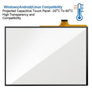 China Windows/Android/Linux Compatibility Projected Capacitive Touch Panel -20°C To 60°C with High Transparency and Compatibility on sale China Windows/Android/Linux Compatibility Projected Capacitive Touch Panel -20°C To 60°C with High Transparency and Compatibility on sale
