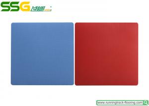 China Thin Plastic PVC Vinyl Flooring Tiles / Club Or Gym Rubber Flooring Mats wholesale