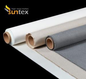 China Fiber Glass Anti Fire Curtain Material PU Silicone Coated Fire Resistant Fiberglass Fabric wholesale