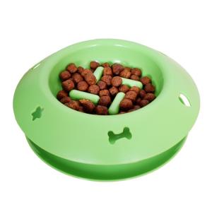 China Hot Selling Pet Food Container Slow Feeding Bowl Iq Treat Dog Toy Fun Feeder Interactive Dog cat Bowl wholesale