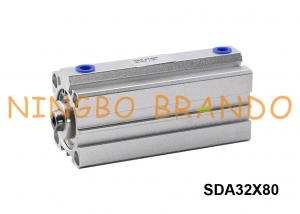 China Airtac Type SDA32X80 Pneumatic Compact Air Cylinder 32mm Bore 80mm Stroke wholesale