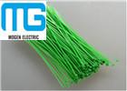 China Green / White Nylon Cable Ties , Plastic Tie Wraps 6 Inch 3 X 150mm Size wholesale