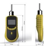 Sound / Light Alarm O2 Gas Detector Portable Pumping With Data Logging Function