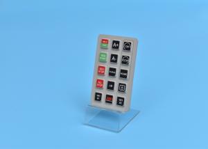 China Silicone Rubber Membrane Switch Panel Sticker Durable With Multiple Keys wholesale