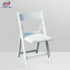 China Padded Wimbledon Resin White Wedding Chairs Plastic Party Chairs Outdoor wholesale