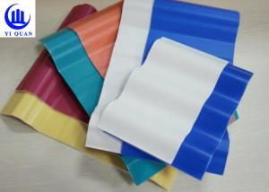 China Color Durable Pvc Roof Tiles Corrosion Resistance Tiles Sound Insulation Sheets wholesale