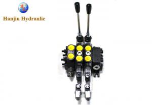 China Hydraulic Solenoid Directional Valve 60 L / Min 16 Gpm Electric Solenoid 12v + Levers on sale
