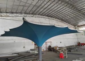 China Single Post Large Tulip Umbrella Customized 6*6M Fashionable High Flexibility Shade Structures wholesale