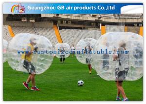 China 1.5m PVC Human Inflatable Bumper Ball , Buddy Bounce Outdoor Play Ball wholesale