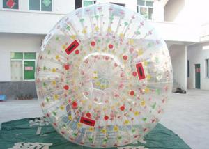 China Durable Inflatable Zorb Ball / Bubble Grass Ball With Colorful D Rings For Grasslot wholesale