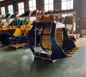 China 36T Rotating Screening Bucket Excavator Crusher Bucket 36 Tonne wholesale