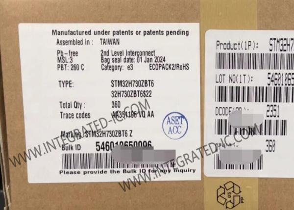 Quality Embedded Microcontroller MCU STM32H730ZBT6 550MHz 128KB Microcontroller IC for sale
