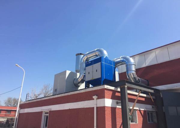 Quality Divided Type Central Dust Collector Fume Extractor System For Welding Stations for sale