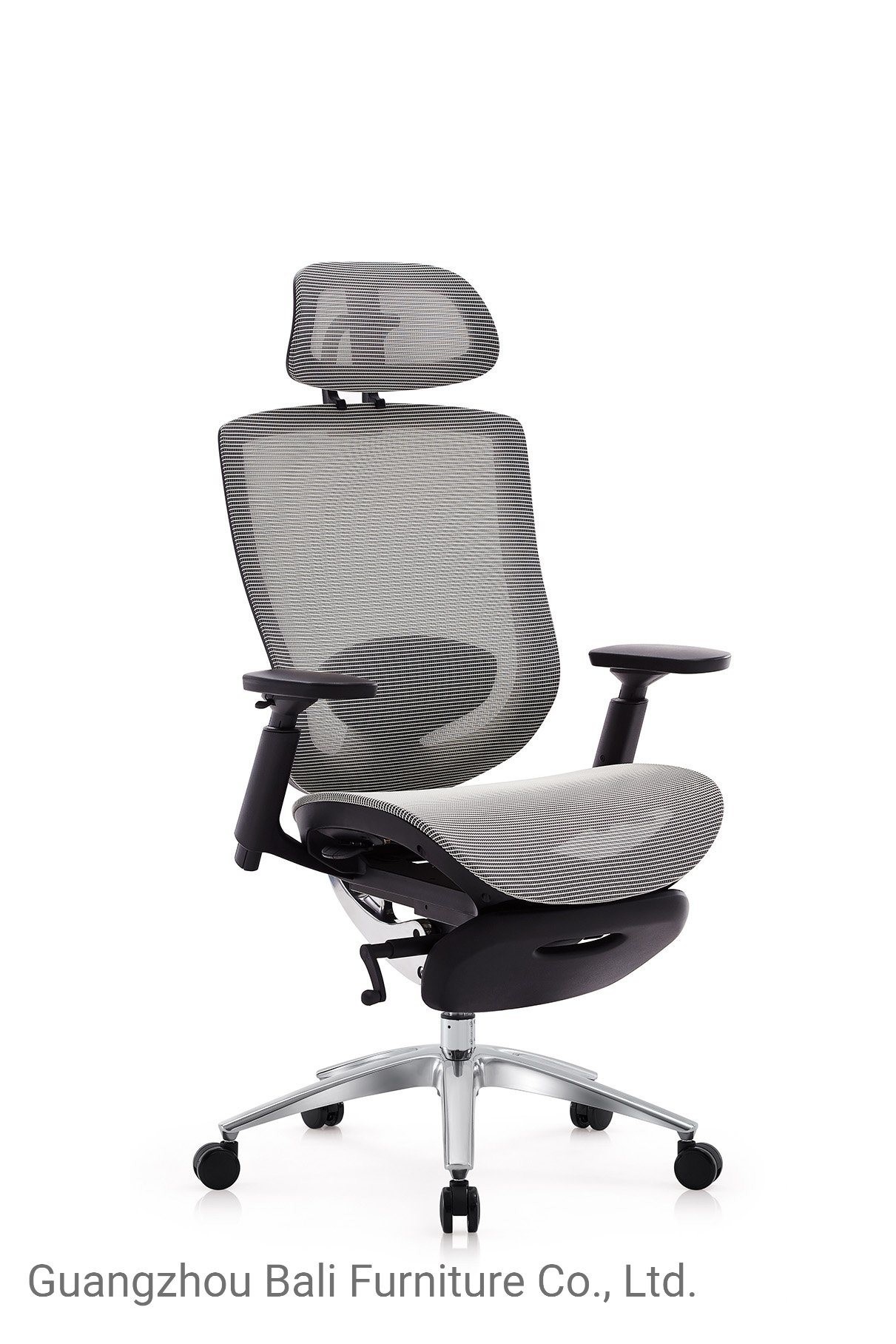 High End Middle Back Computer Chair Swivel With Lift Handrails