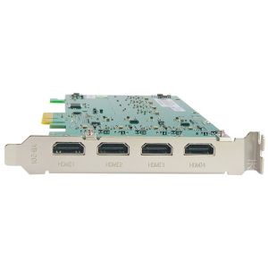 HD MIx4 Video Capture Card for PCIe with HTTP/RTMP/RTSP Video Output and