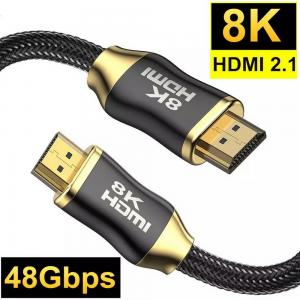 China HDMI 2.1 8K HDMI Audio Video Cable signal male to male 48gbps v2.1 8k hdmi cable wholesale