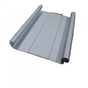 China Waterproof Aluminium Door Profiles Gravity Air Grille Louver Blade Profile With Hole Air Shutter on sale