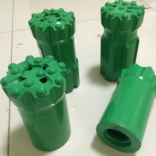 Spherical / Ballistic Button High Speed Drill Bits Alloy Steel Meterial Dia 64 - 89mm