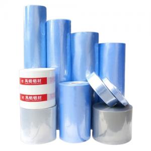 China Transparent Thermal PVC Shrink Wrap Film Centerfold PVC Shrink Packaging Film Roll wholesale