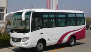 China 20 Seater Bus 6m - 7m Mini Van Bus 6600×2240×2830mm Integral Front Lamp wholesale