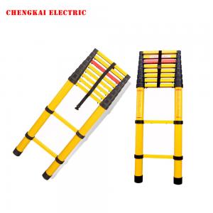 China China 2017  low price hot on sale 4m super light insulated telescopic ladder with top quality wholesale