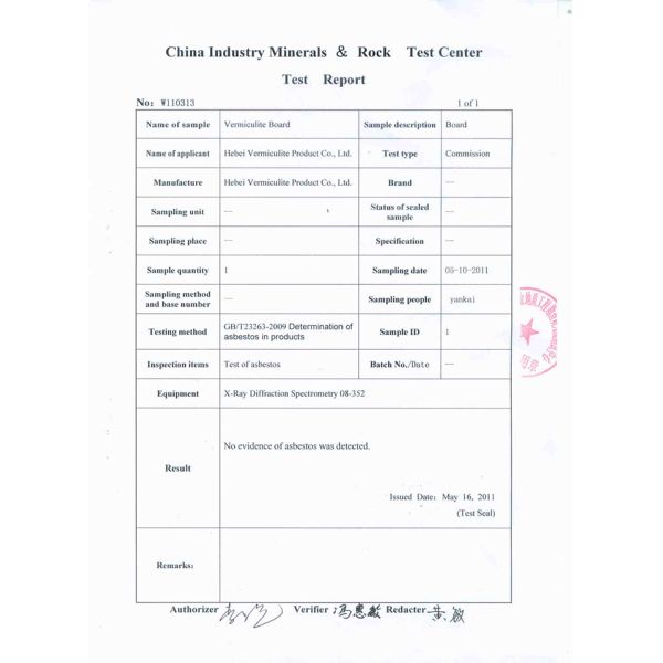 Customized Fireproof Insulation Board