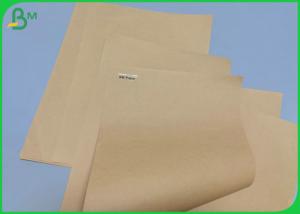China Jumbo Rolls 70gsm 90gsm Virgin Pulp Unbleached Semi Extensible Craft Paper wholesale