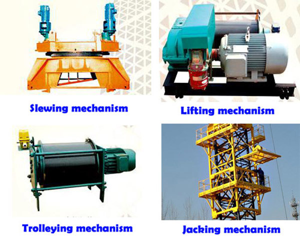 5t load QTZ63-TC5010 tower crane with factory price