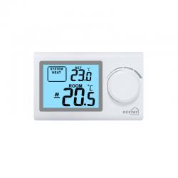 China White Color Shell Digital Non Programmable Heating Room Thermostat for HVAC System for sale