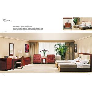 China Mahogany Finished Double - Bed Bedroom Furniture Set Modern Corner Table With Sofa wholesale
